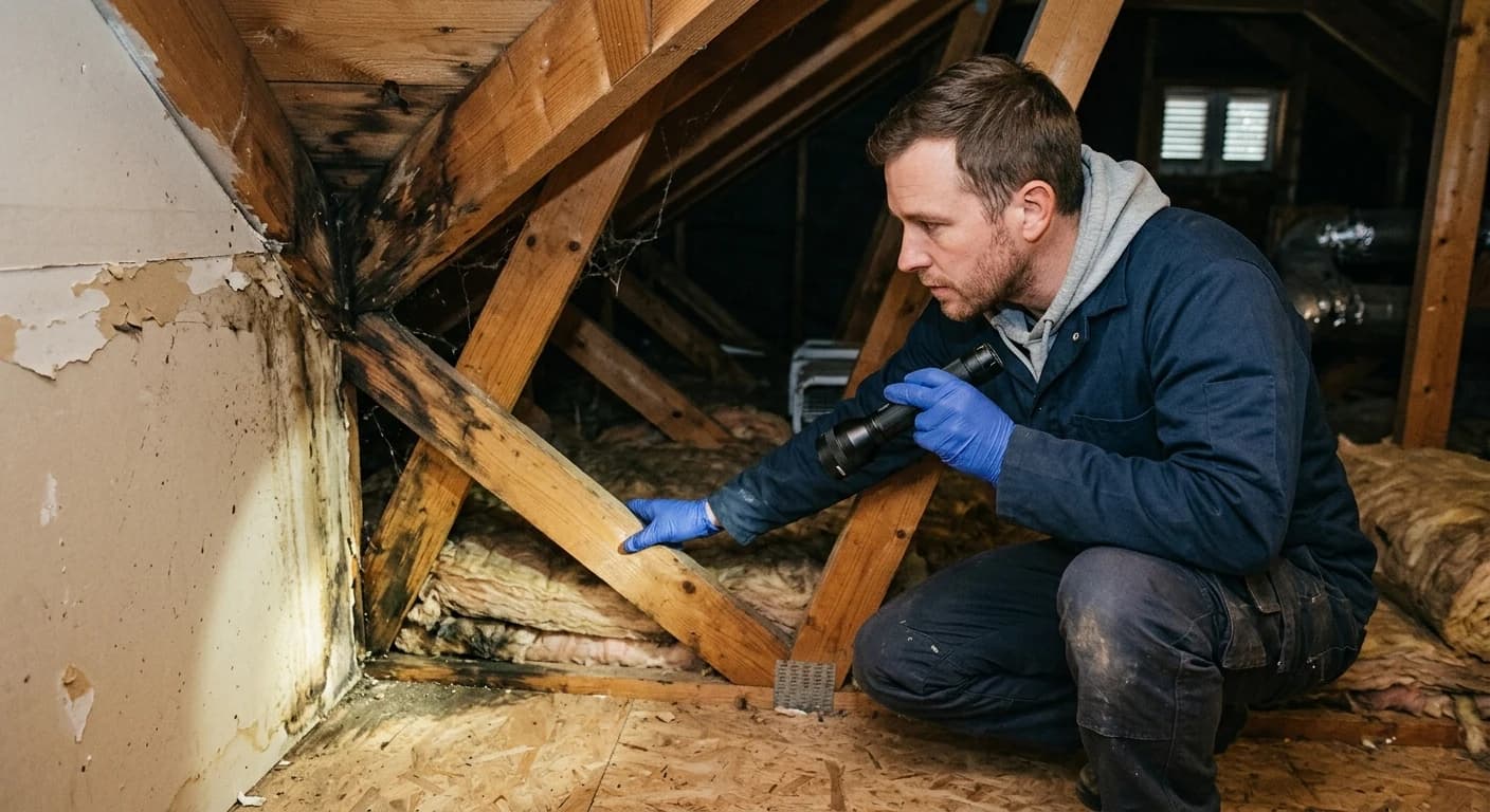 Professional water damage restoration work - Why Should You Check Hidden Areas for Water Damage?